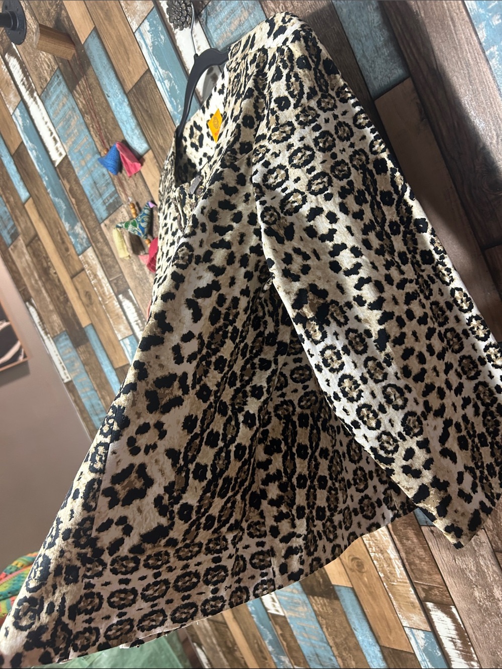 Ruby Rd. Leopard Print shacket Cream & Black - Picture 7 of 16